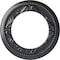 Ekena Millwork Roped Medway Ceiling Medallion (Fits Canopies up to 7 1/2"), 12 1/4"OD x 7 1/2"ID x 7/8"P, Pewter CM12MEPES - alternate 1